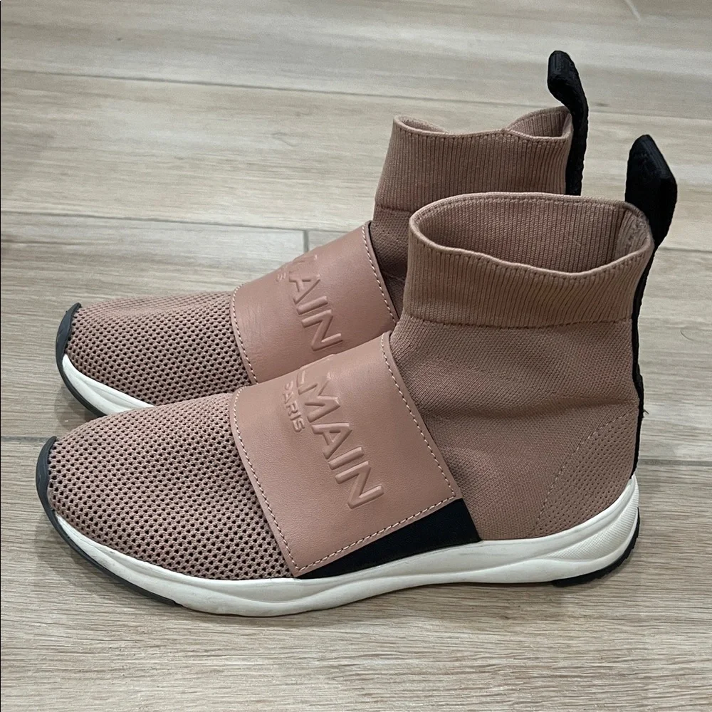 Balmain Blush Sock Sneakers - Picture 2 of 4